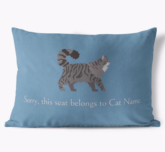 Sorry, This Seat Belongs to... : Personalized {breedCommonName} Soft Touch Pillow